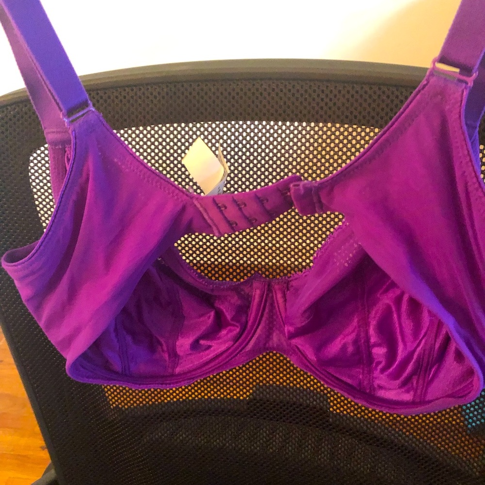Purple bra